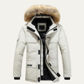 Heavy Duty Men's Insulated Hooded Winter Coat Jacket