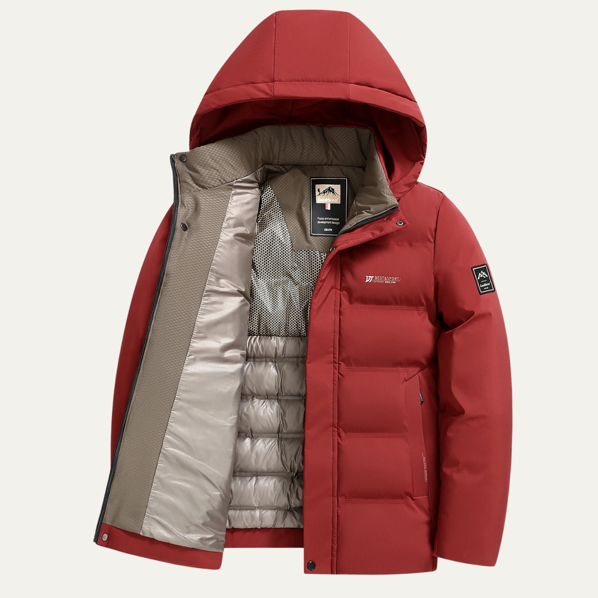 Insulated Men's Heavy Cotton Winter Coat