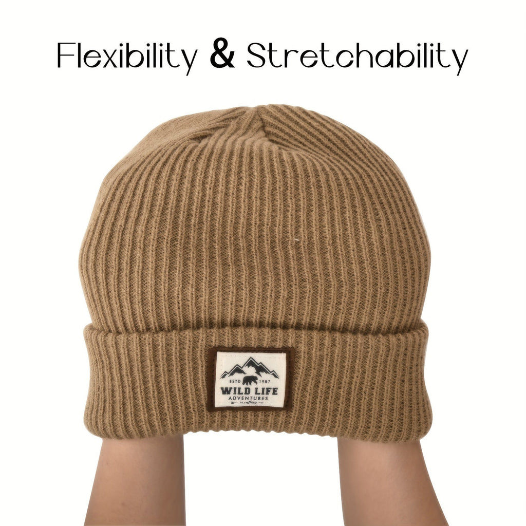 Pandaize Retro Beanie: Stylish Winter Hat for Men & Women