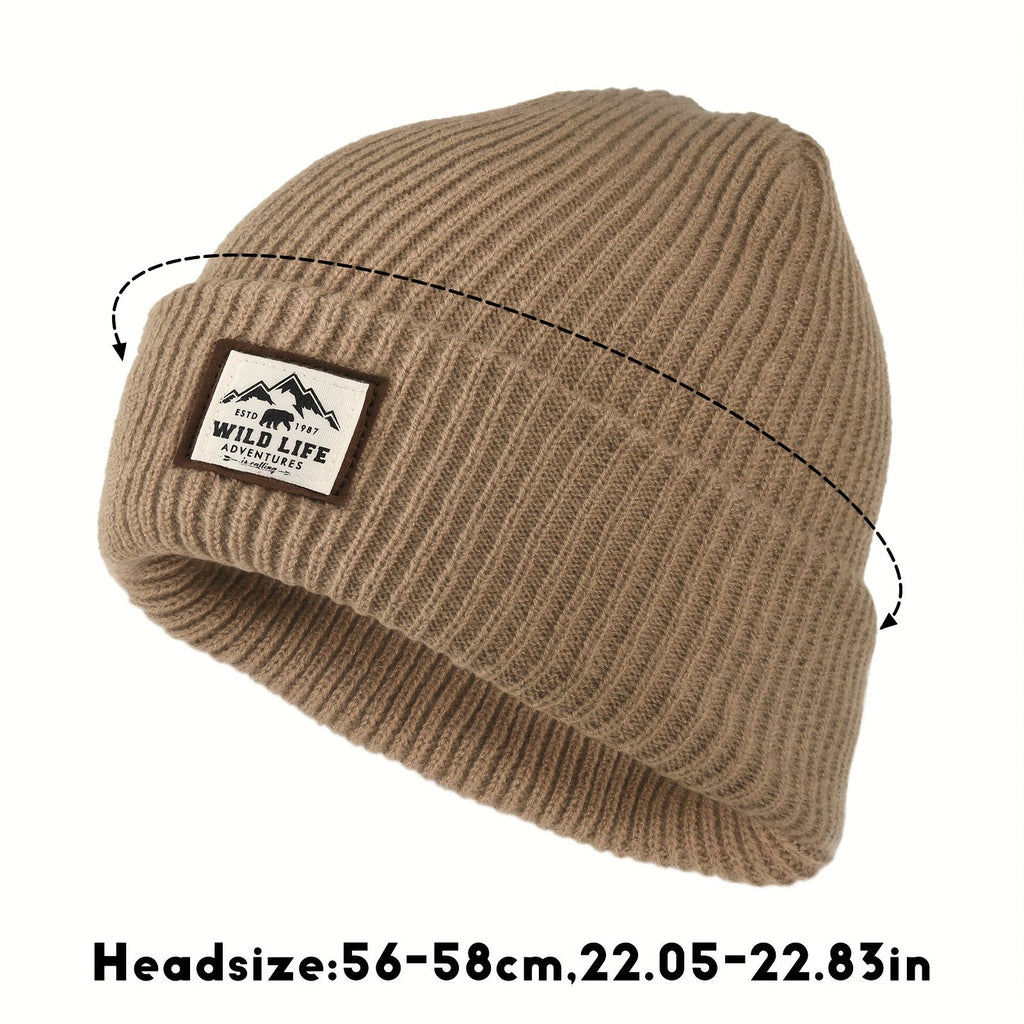 Pandaize Retro Beanie: Stylish Winter Hat for Men & Women