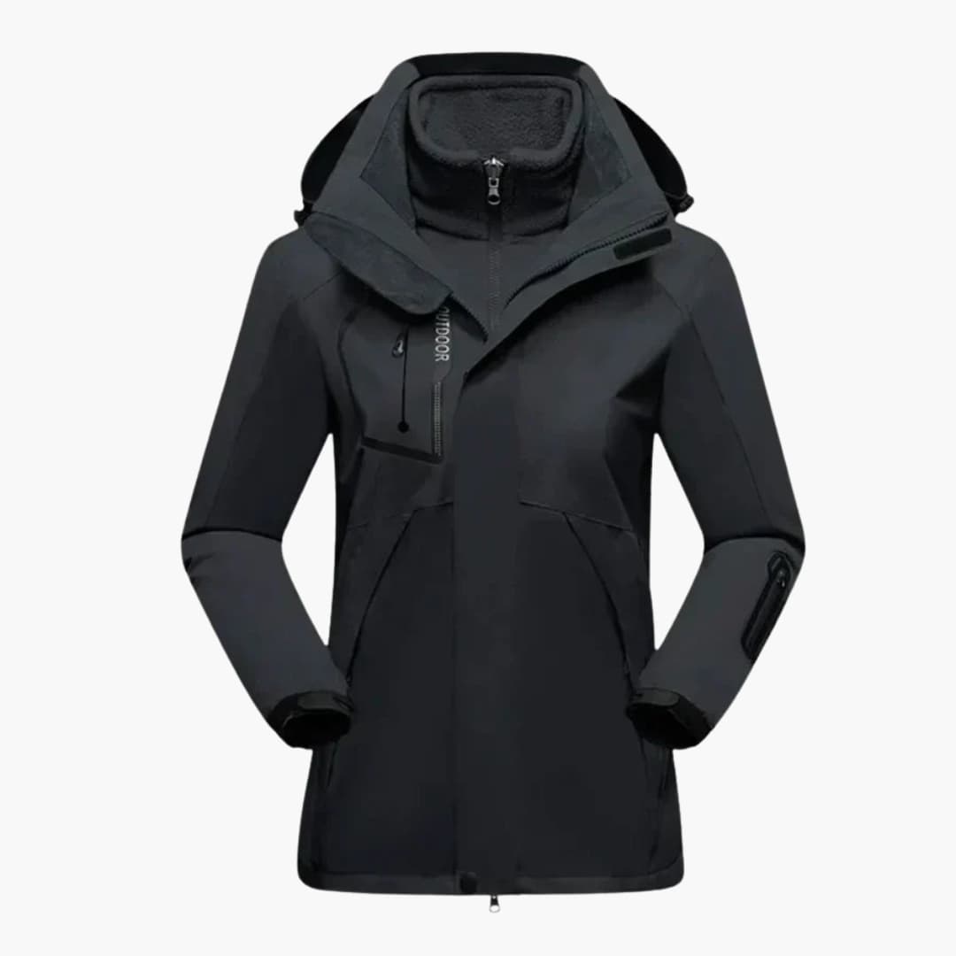 Waterproof Women's Snow Jacket with Zip