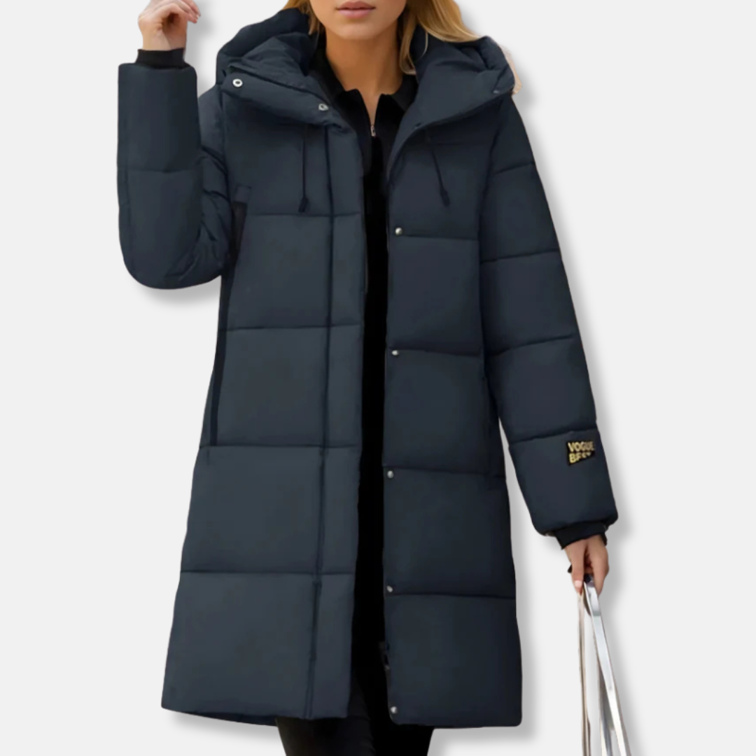 Warm Hooded Puffer Coat