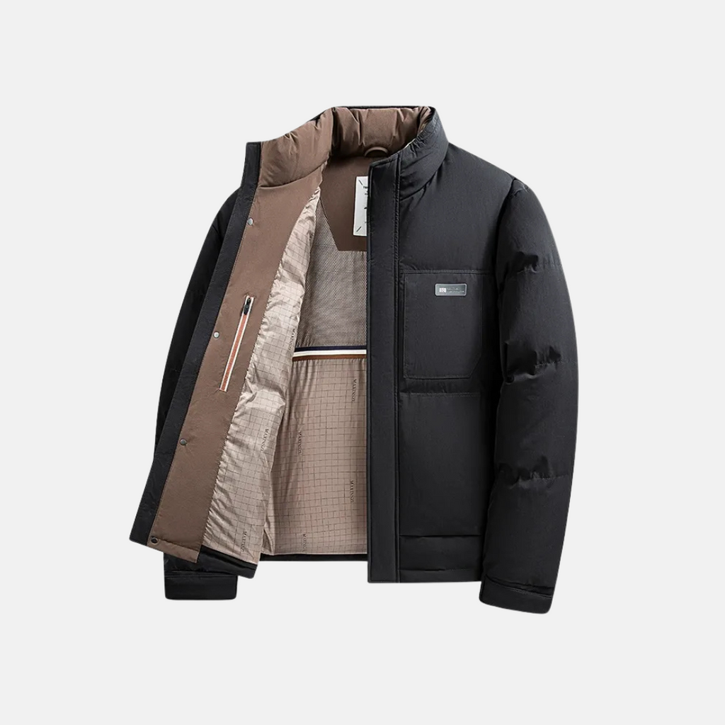 Warm Insulated Men's Full Zip Jacket