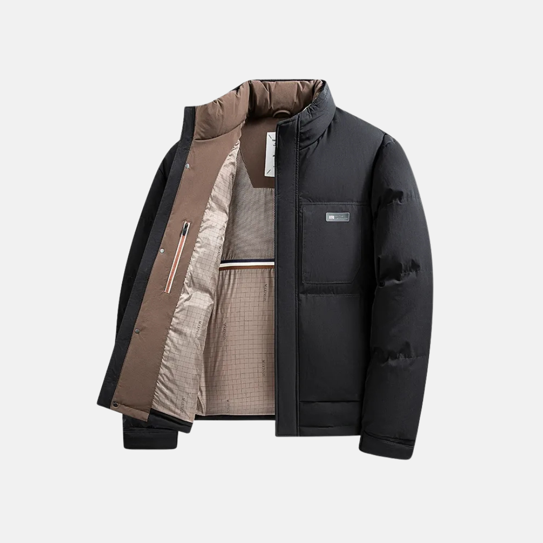 Warm Insulated Men's Full Zip Jacket