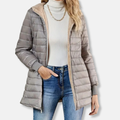Warm Fleece Lined Hoodie Jacket