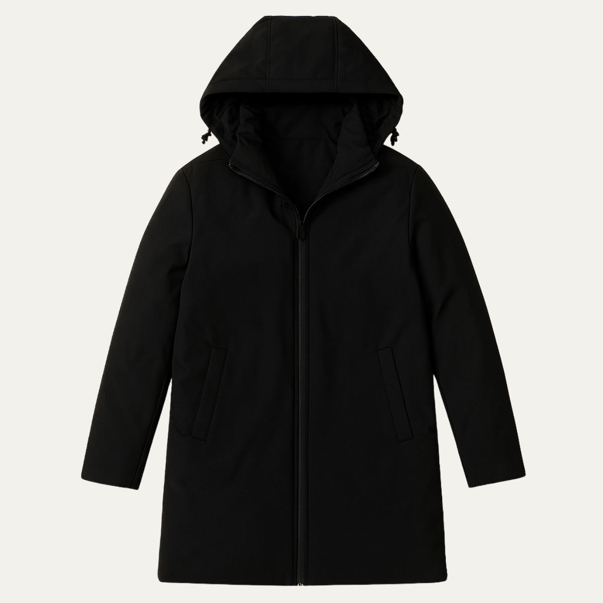 Men's Insulated Classic Hooded Winter Parka Coat