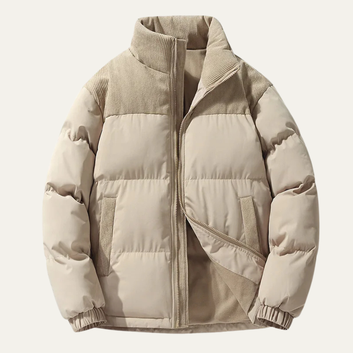 Thick Insulated Men's Puffer Parka Coat