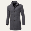 Classic Men's Wool Blend Winter Coat