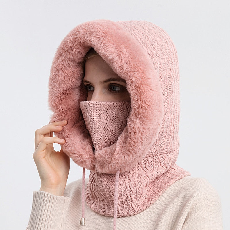 Warm Women's Scarf and Beanie Set - Isabella
