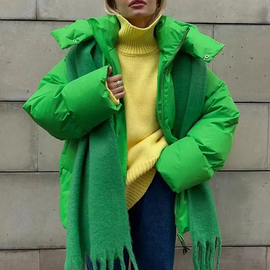 Warm Women's Padded Parka Jacket