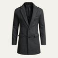 Warm Men's Wool Blend Winter Coat