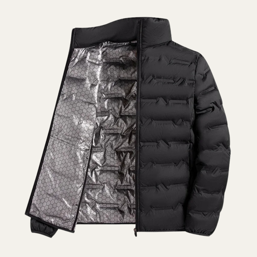 Warm Men's Insulated Ski Jacket with Thermal Lining
