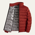 Warm Waterproof Men's Ski Down Jacket - Red