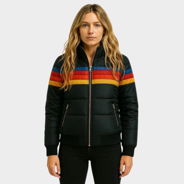 Colorful Vintage Puff Winter Jacket