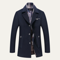 Classic Men's Wool Overcoat for Winter
