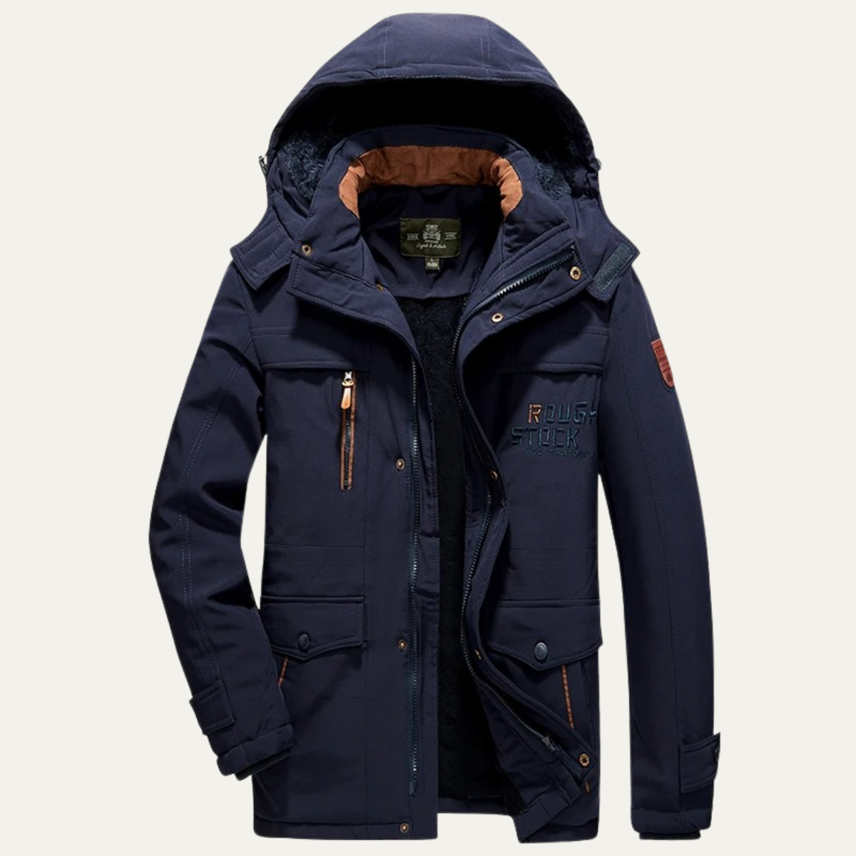 Thermal Men's Insulated Hooded Winter Coat Jacket