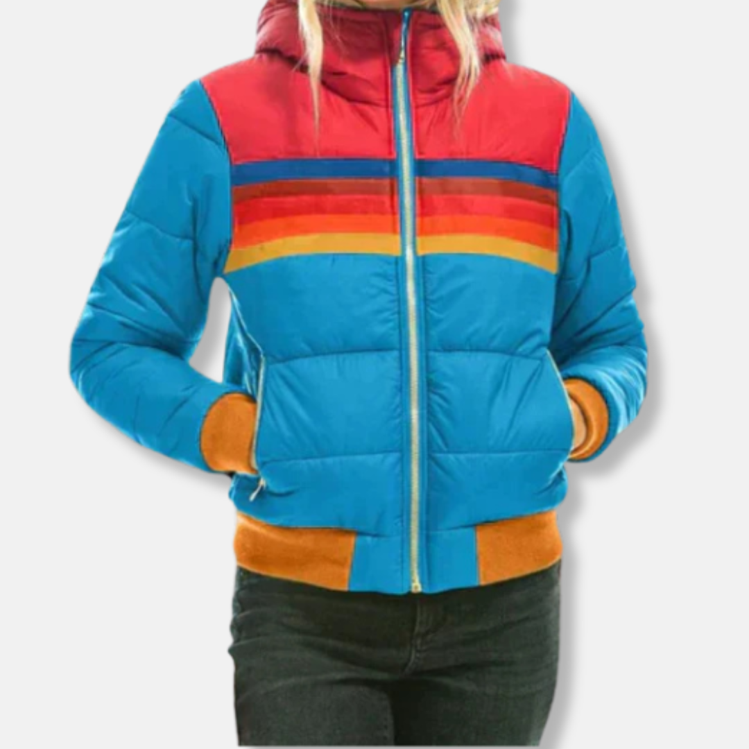 Warm Quilted Puffer Hood Jacket