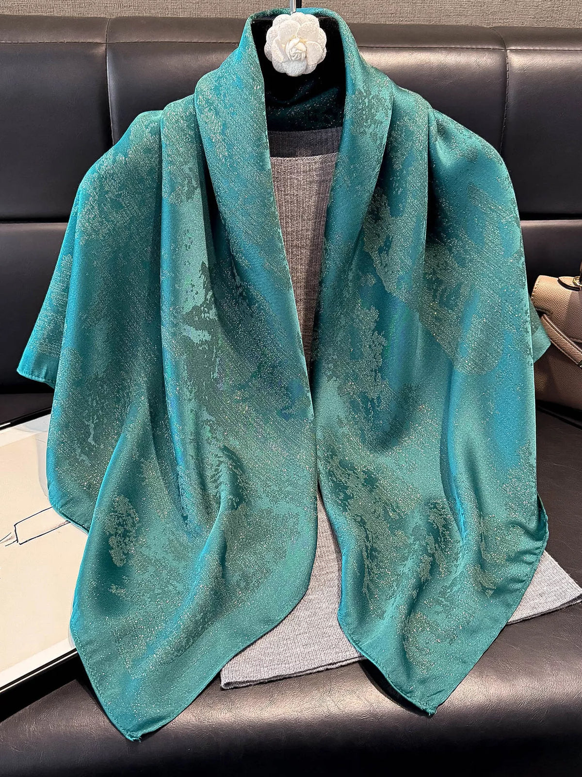 Lightweight Silky Square Scarf