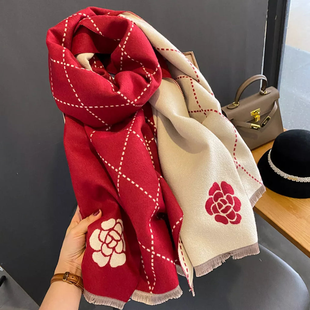 Raw Hem Cotton Scarf