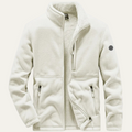 Warm Men's Fleece Zip Up Winter Jacket with Pockets