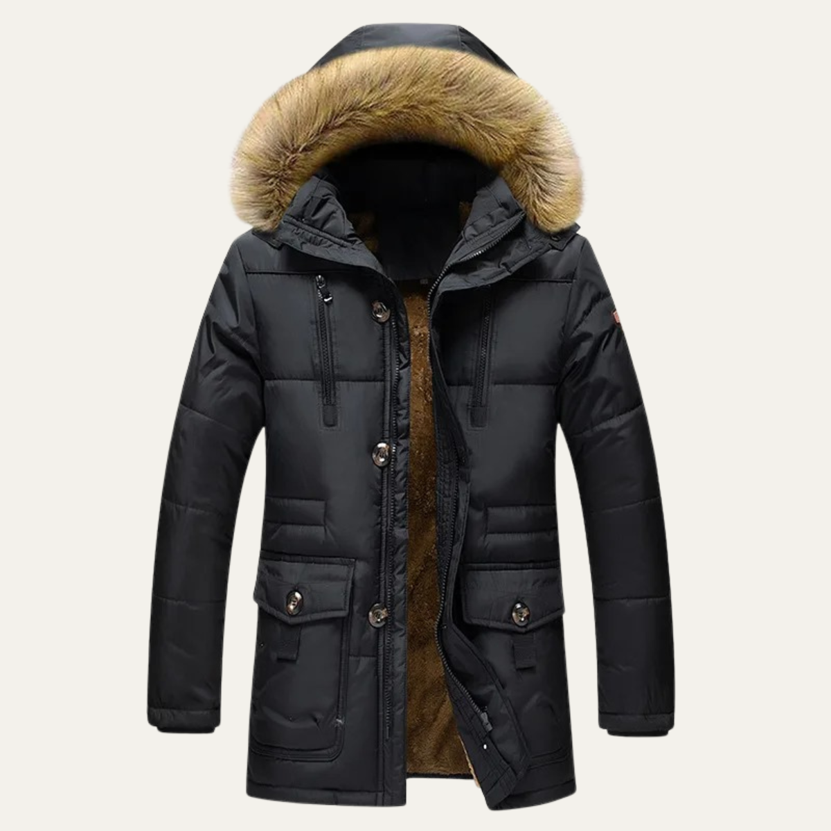 Waterproof Insulated Men's Down Parka Coat