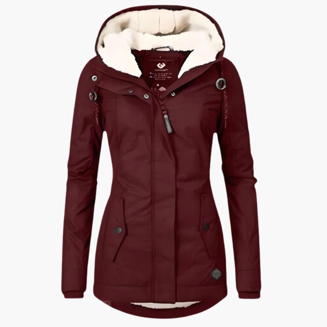 Insulated Ladies Snow Jacket with Thermal Filling