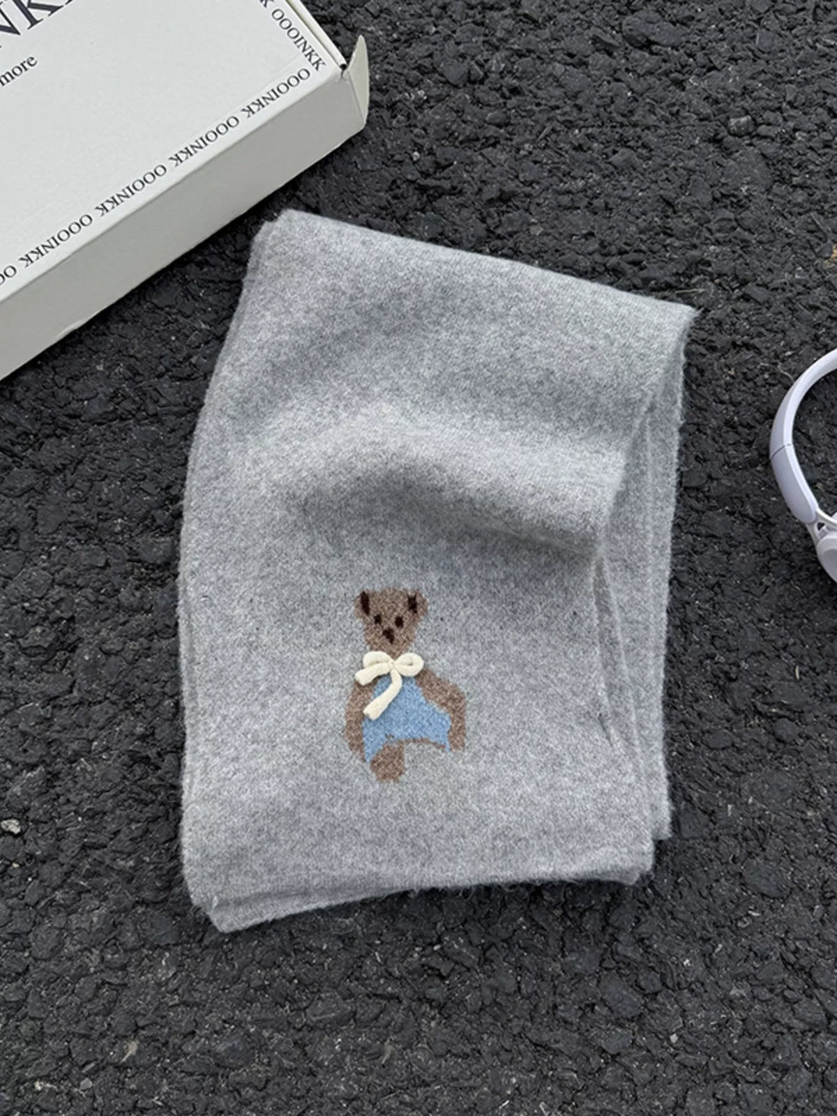 Bear Knitted Scarf