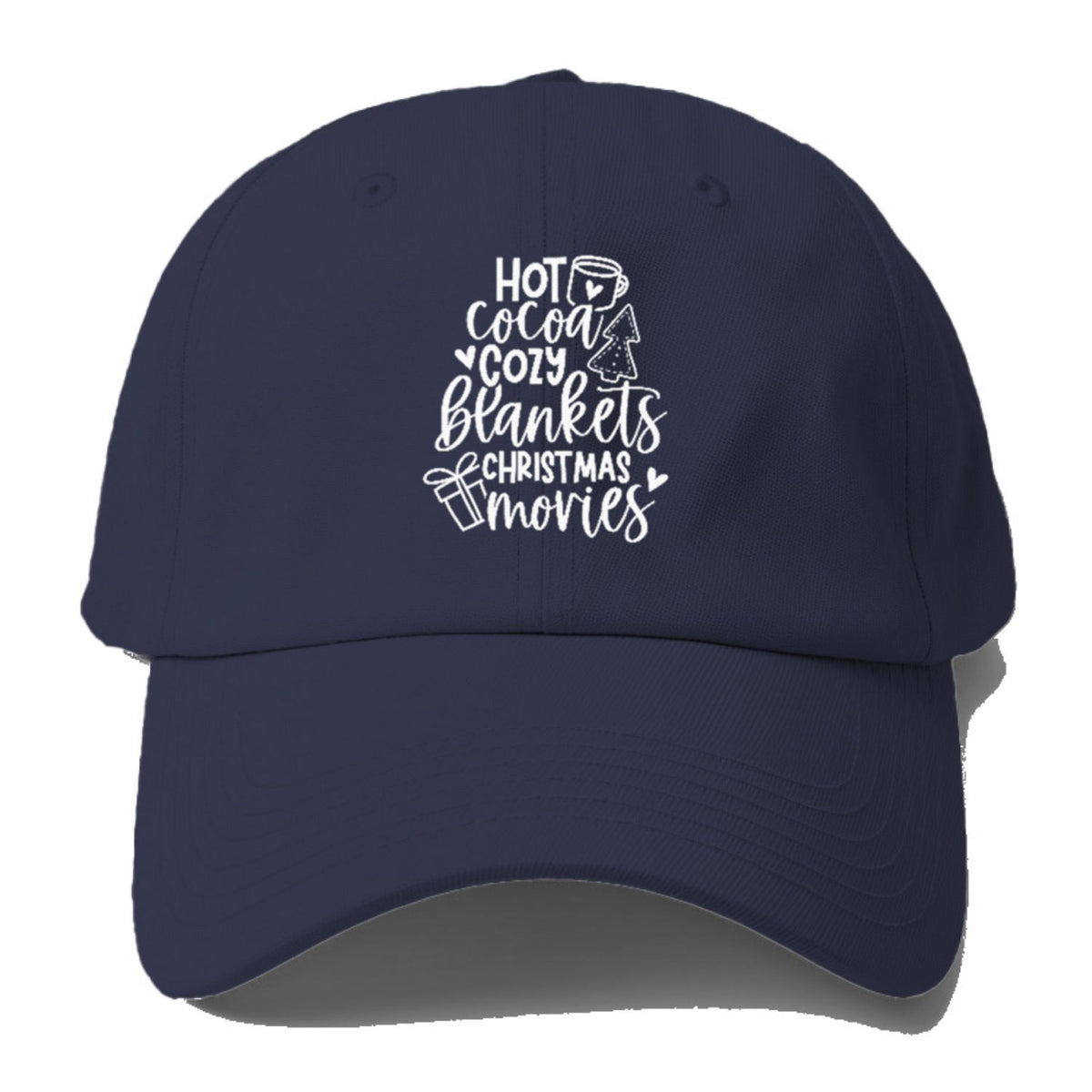 Winter Wonderland Hot Cocoa Cozy Blankets Christmas Movies Baseball Cap