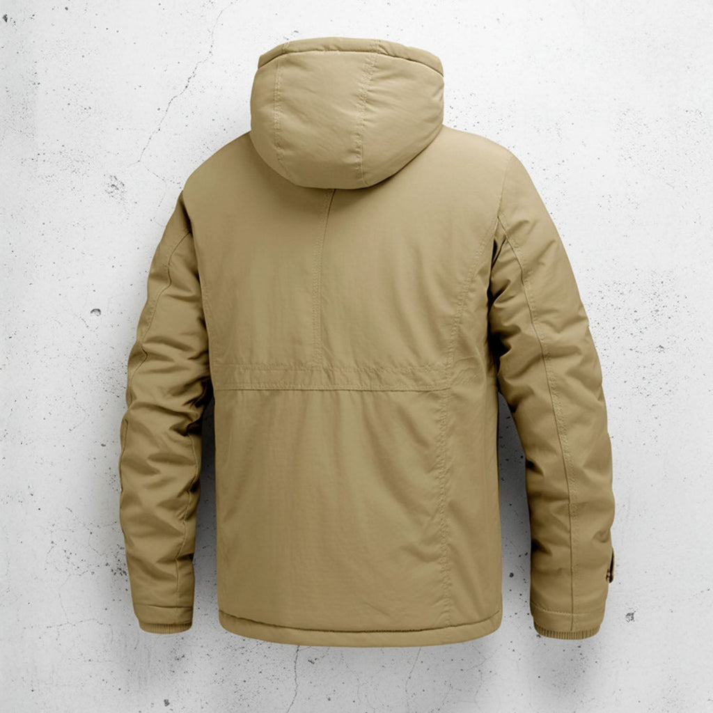 Warm Fleece Lined Hooded Parka Jacket