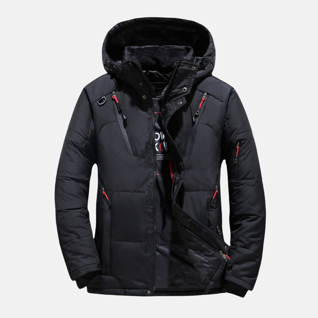 Comfortable Quilted Down Parka | Hooded Puffer Jacket