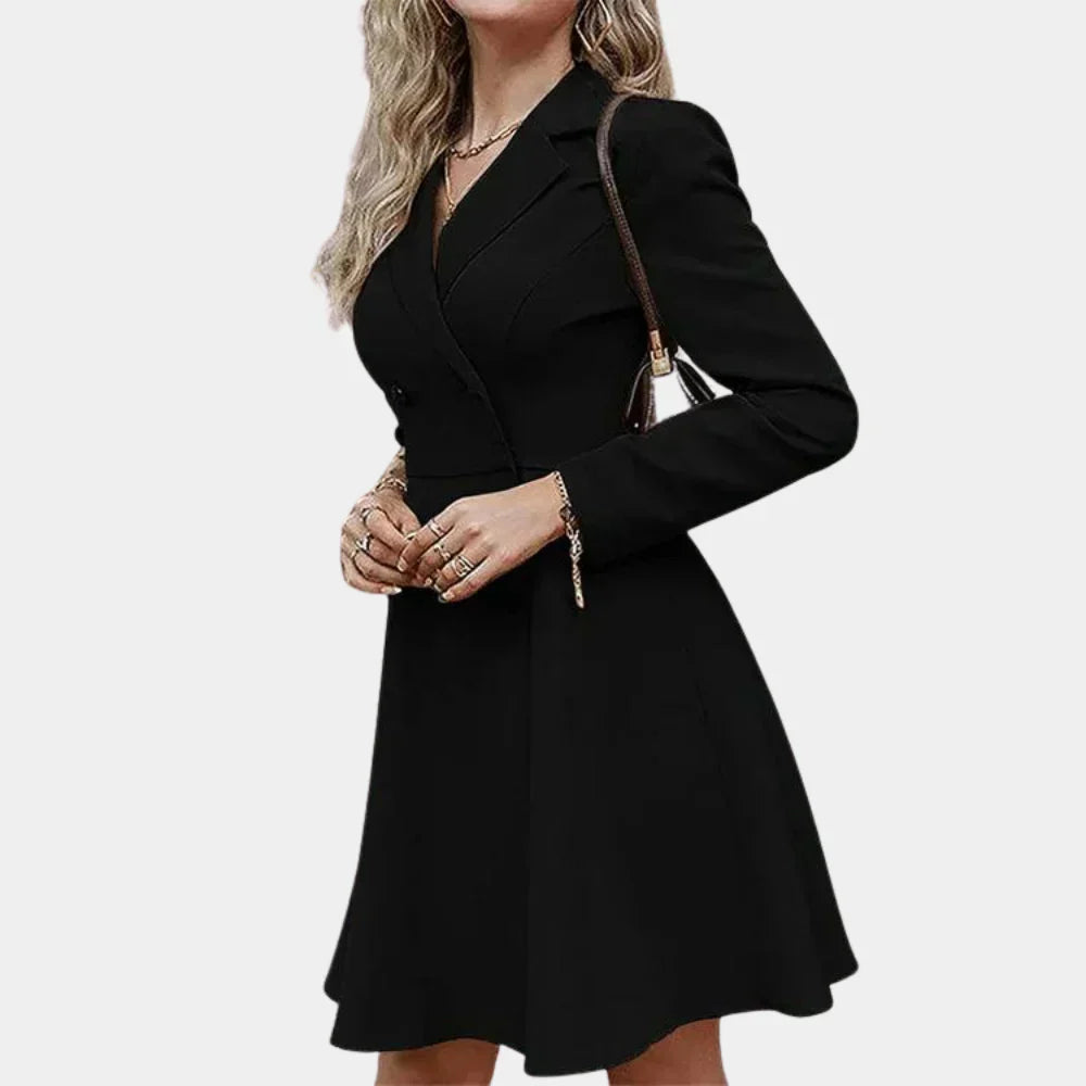 Warm Chic A-Line Winter Coat for Ladies