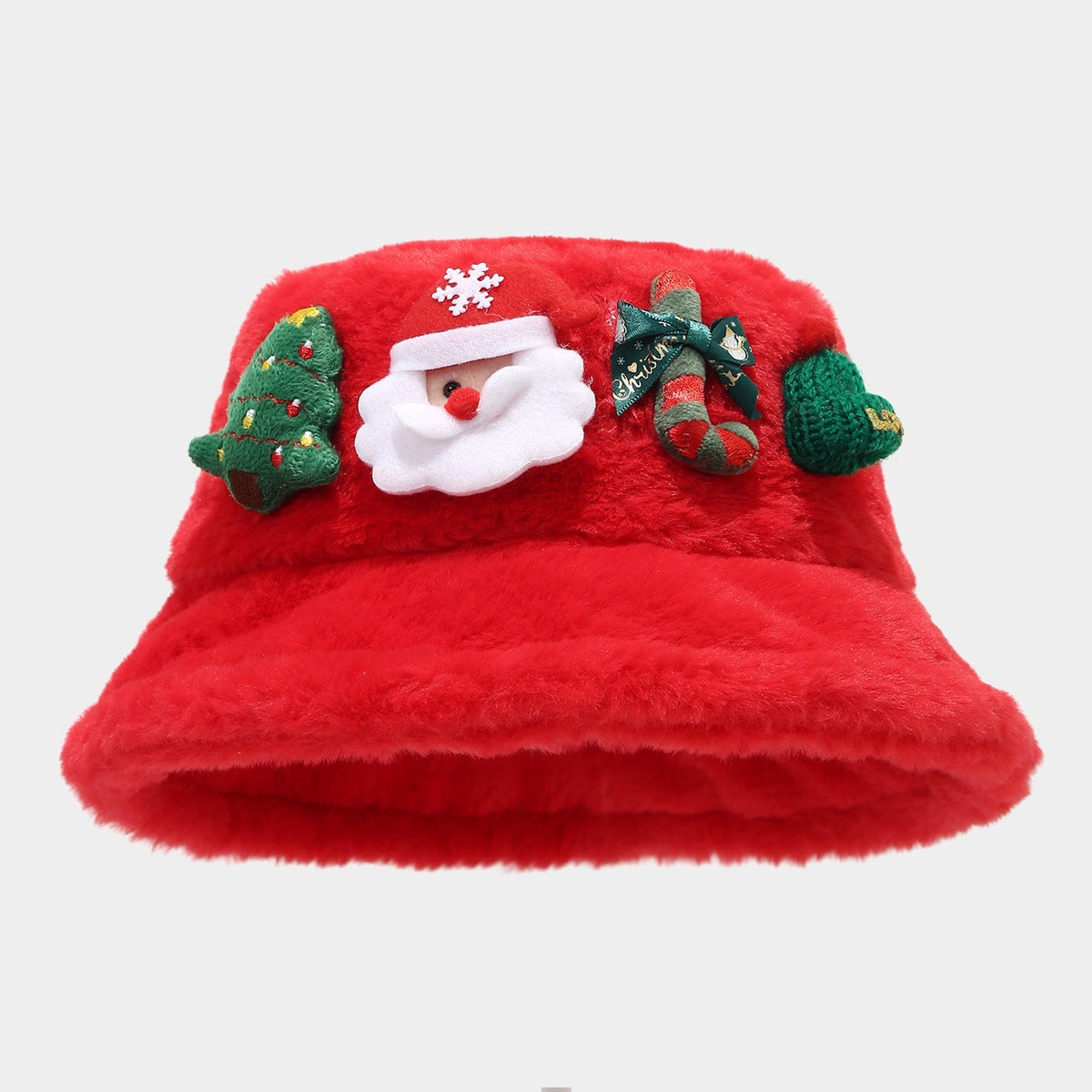 Cozy Christmas Faux Fur Fisherman Hat