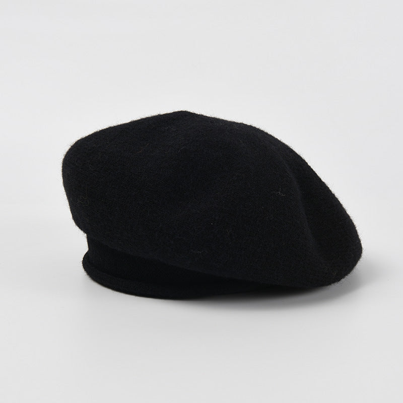 Cozy Knit Beret: Chic Autumn/Winter Painter Hat