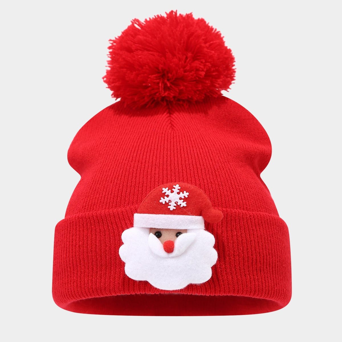 Cozy Santa Knit Beanie - Festive Christmas Winter Hat
