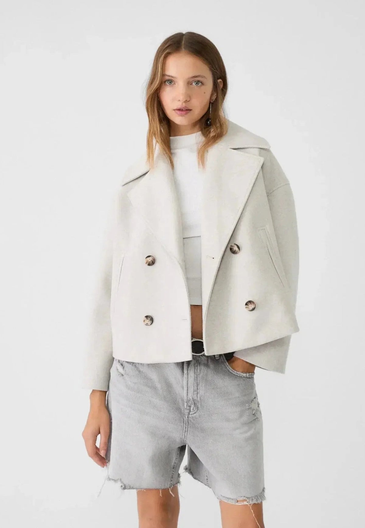 Short Fitted Women's Winter Coat – Warm & Stylish