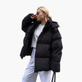 Ladies' Padded Parka with High Neckline