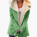 Warm Women's Parka Jacket with Zip Up Hood