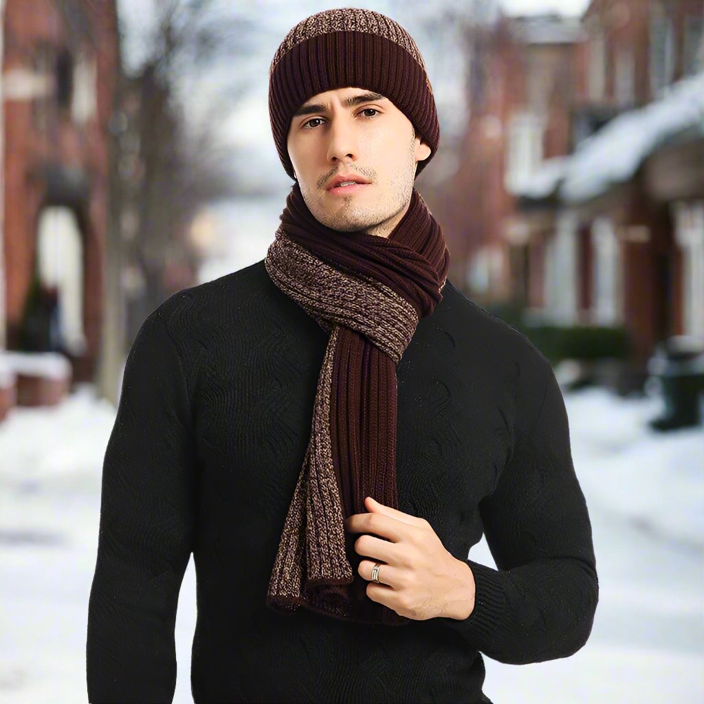 Cozy Wool Hat and Scarf Set