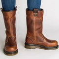 Warm Waterproof Women's Leather Snow Boots