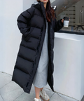Warm Oversized Quilted Down Parka Jacket