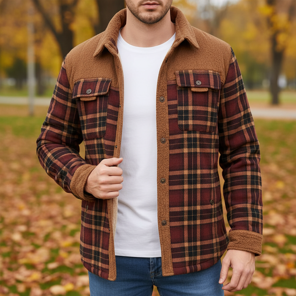 Quilted Plush Winter Coat