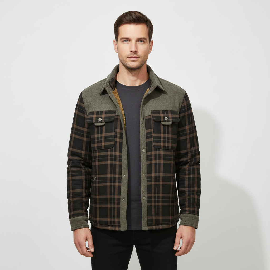 Quilted Plush Winter Coat