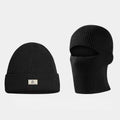 Thickened Knitted Beanie Balaclava 2-in-1 - Winter Warm Cold-Proof Headgear - Unisex Versatile Hat