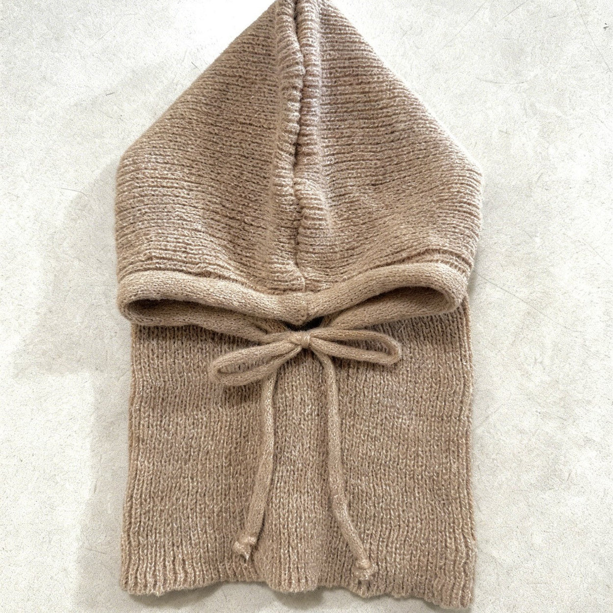 Knitted Hooded Scarf Integrated Hat - Winter Warm Neck Protective Cap - Unisex Versatile Headwear