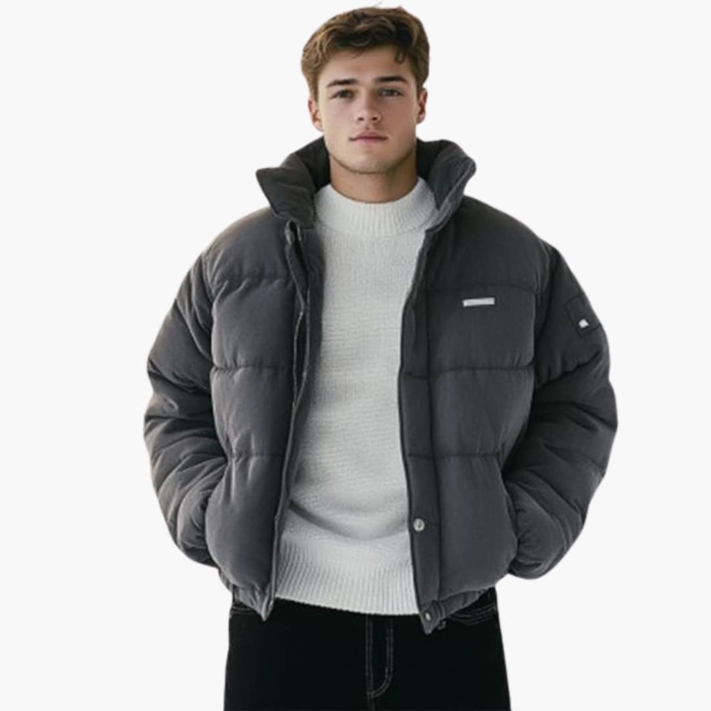 Tall Collar Mens Winter Jacket