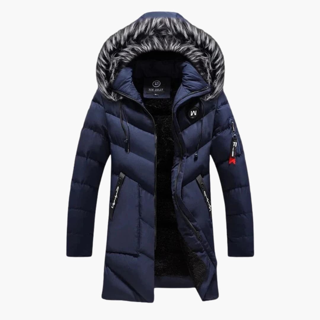 Waterproof Quilted Men's Winter Parka Jacket