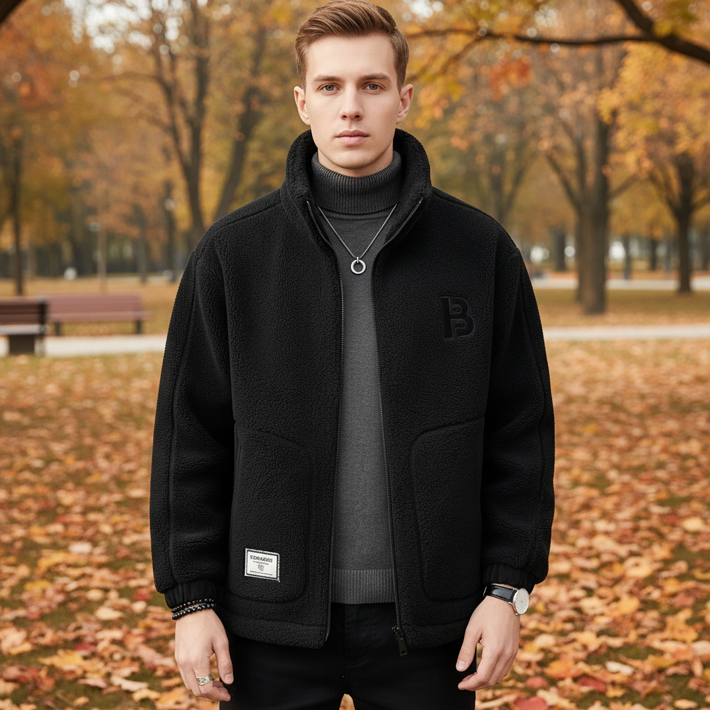 Warm Fleece Coat for Men