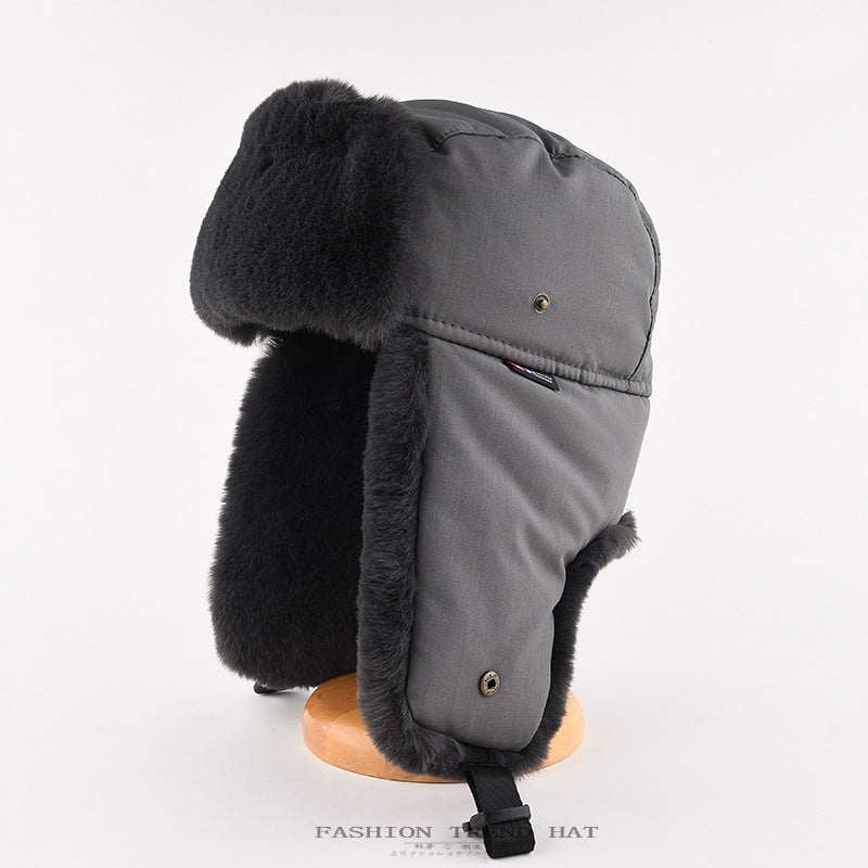 Men's Waterproof Fleece Lei Feng Winter Hat