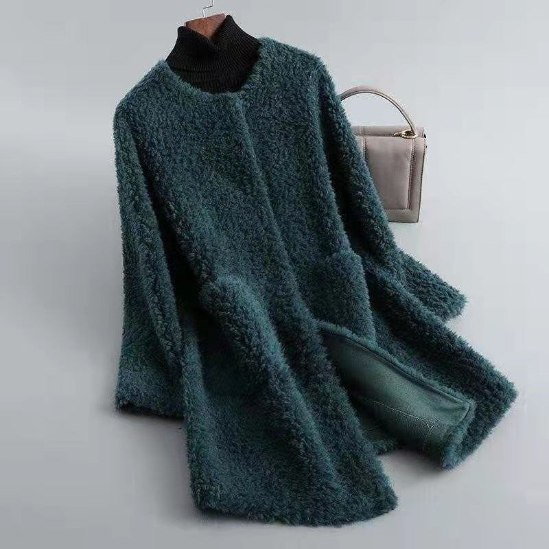 Warm Fuzzy Long Winter Coat for Women