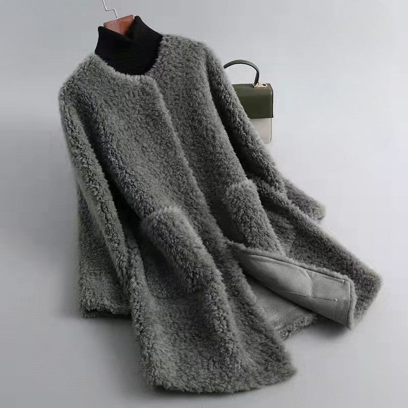 Warm Fuzzy Long Winter Coat for Women